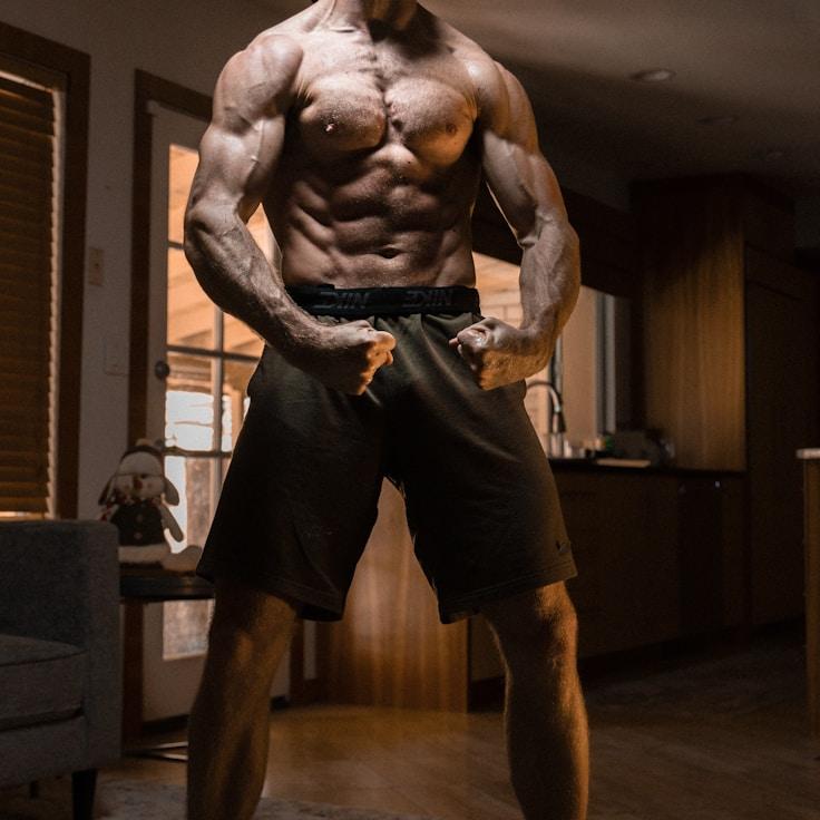 Professional gym interior with strength equipment